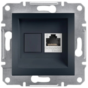 prizë interneti rj45 cat.6 schneider electric asfora eph4700171 antracit