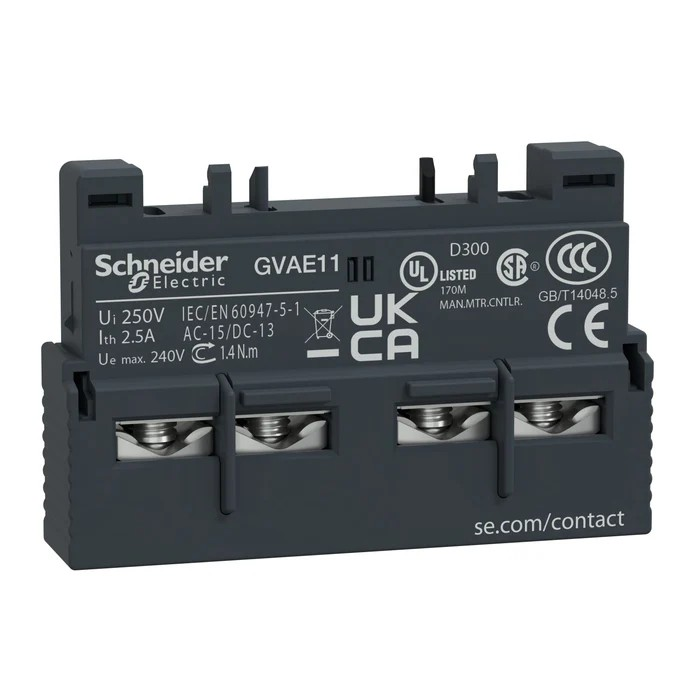 gvae11 kontakte ndihmëse schneider electric gv2, gv3