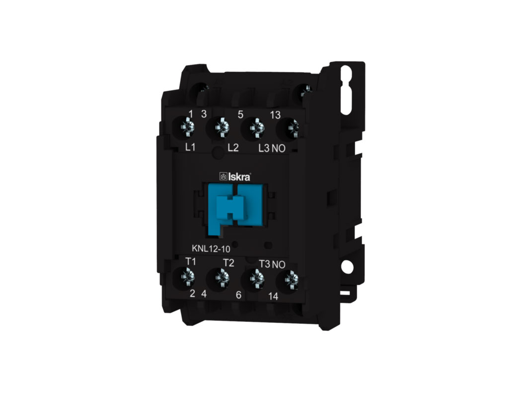 kontaktor iskra knl12 10 – 5.5kw, 12a, 1no