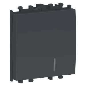 ndërprerës alternativ 2m me dritë schneider easy styl – lmr1422003 – i zi