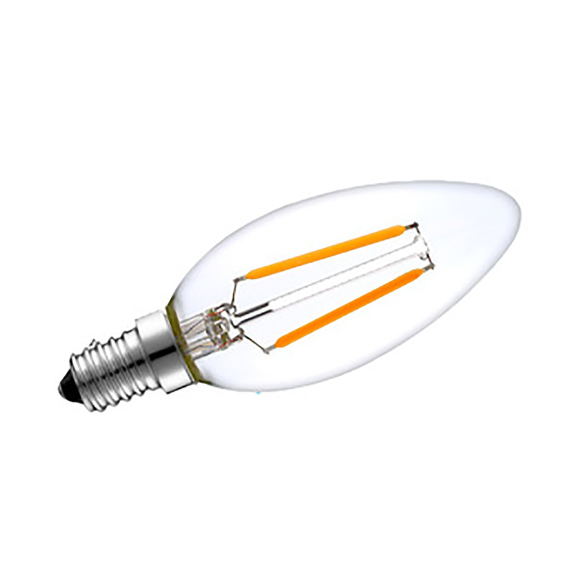 poq led e14 2w c35 j dekorativ