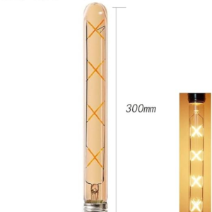 poq led t300 e27 8w dekorativ amber