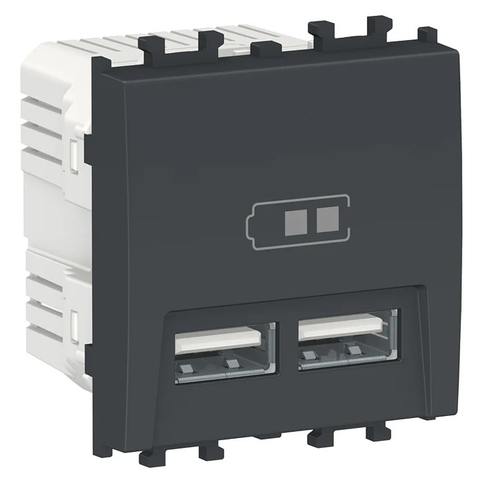 prizë usb 2m schneider easy styl – lmr9910003 – e zezë
