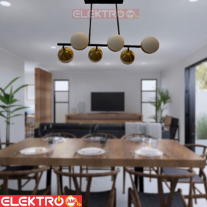 abazhur trapezarie klasik me 6 llampa