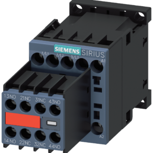 kontaktor siemens 3rt2016 1ap04 3ma0 – 9a, 4kw, 3 pol, 220v ac, 2no+2nc