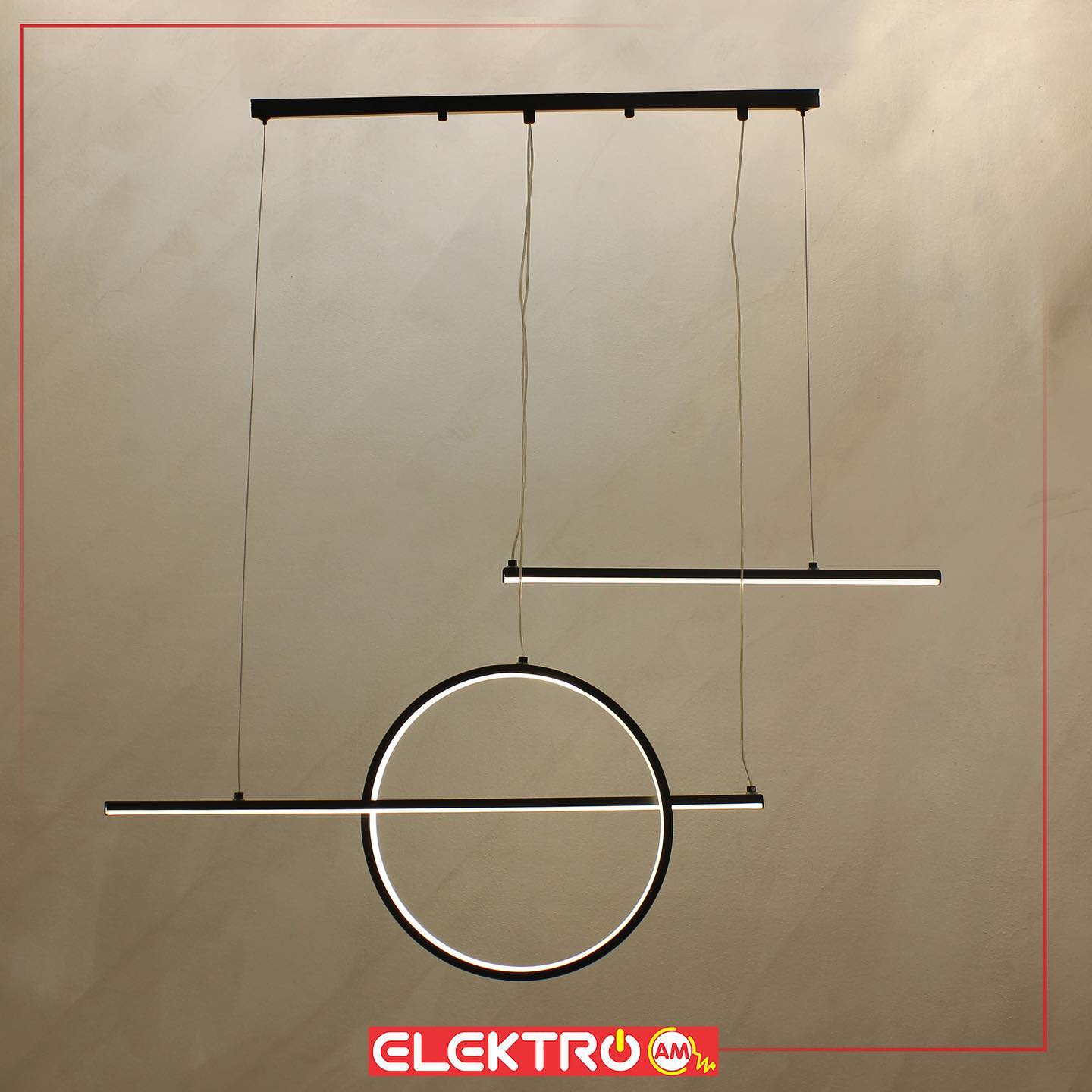 abazhur trapezarie led 3008 bk