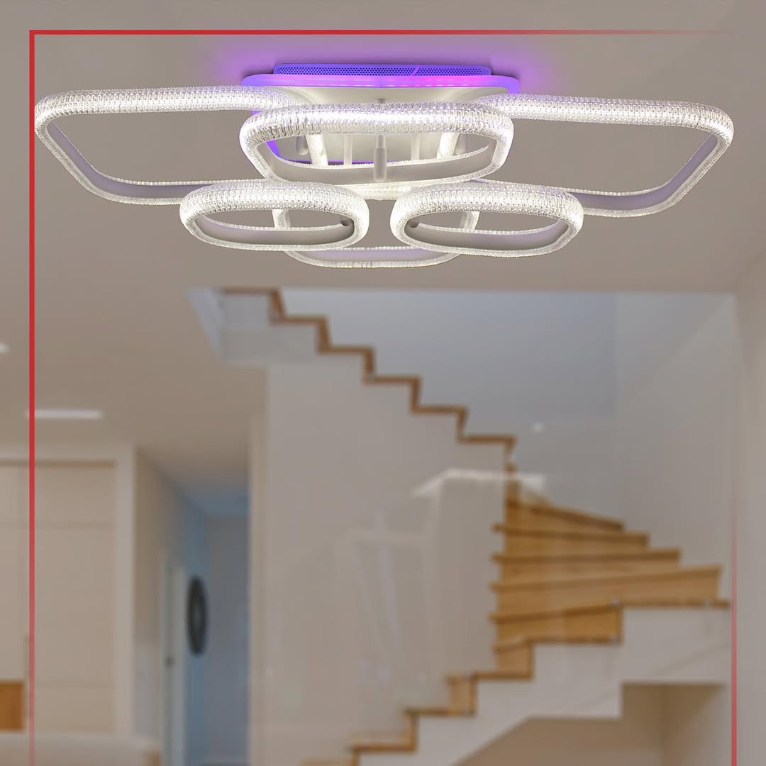 abazhur led tavani me kristal mx77061 2+2+2