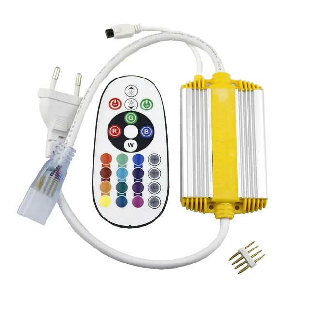 kontroller led 220v rgb metalik