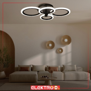 abazhur led tavani mx2374 2+2 bk