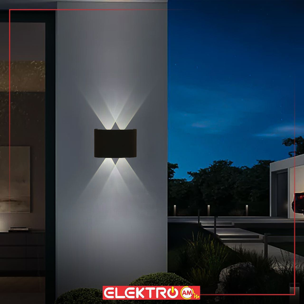 anësore muri led 4w 236/4 bk