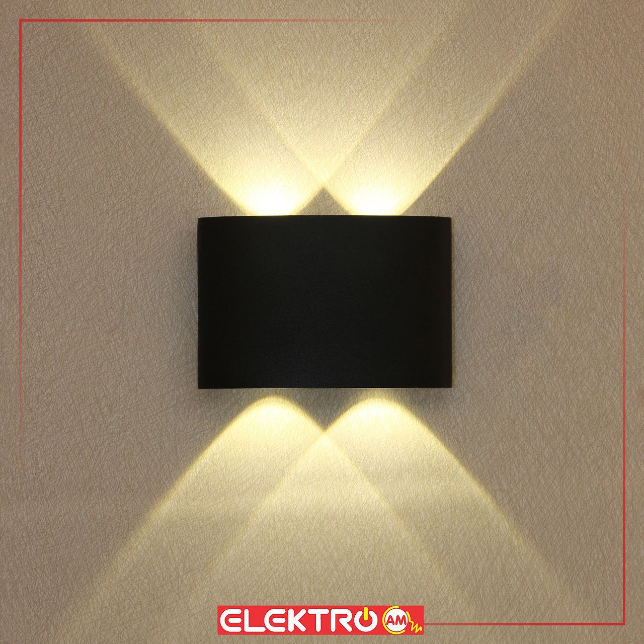 anësore muri led 4w 236/4 bk