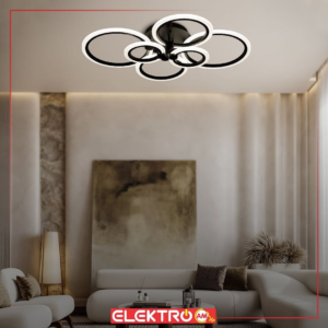 abazhur led tavani mx2374 2+2+2 bk