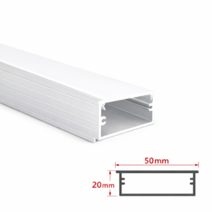 profil alumini për led ch og 50×20 3m