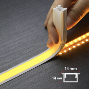 silikon për led 14×14 mm