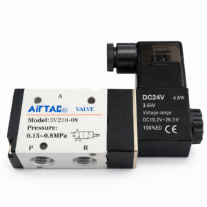valvul pneumatike solenoid airtac 3v210 08 dc24v