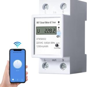 smart wifi 0 63a me matje kwh, volt & amper–timer 24h