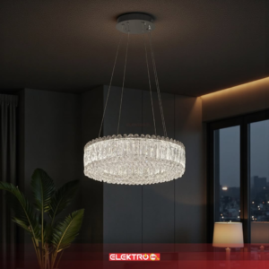 abazhure led kristal i varur 50 cm