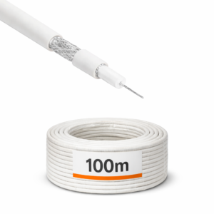 kabëll koaksial tv 1×100 m