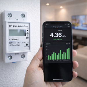 smart wifi 0 63a me matje kwh, volt & amper–timer 24h