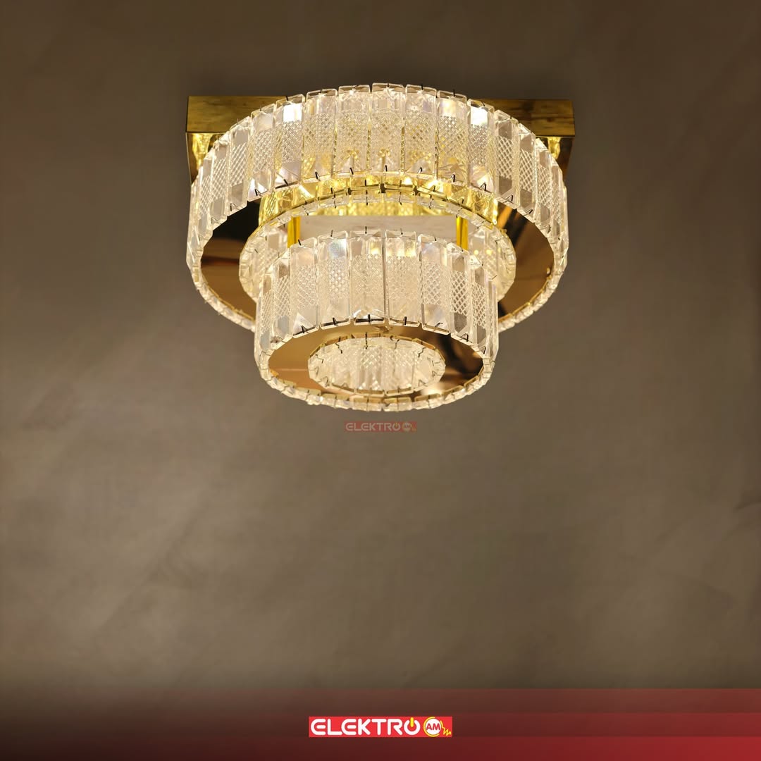 abazhure led tavani me kristal ams102