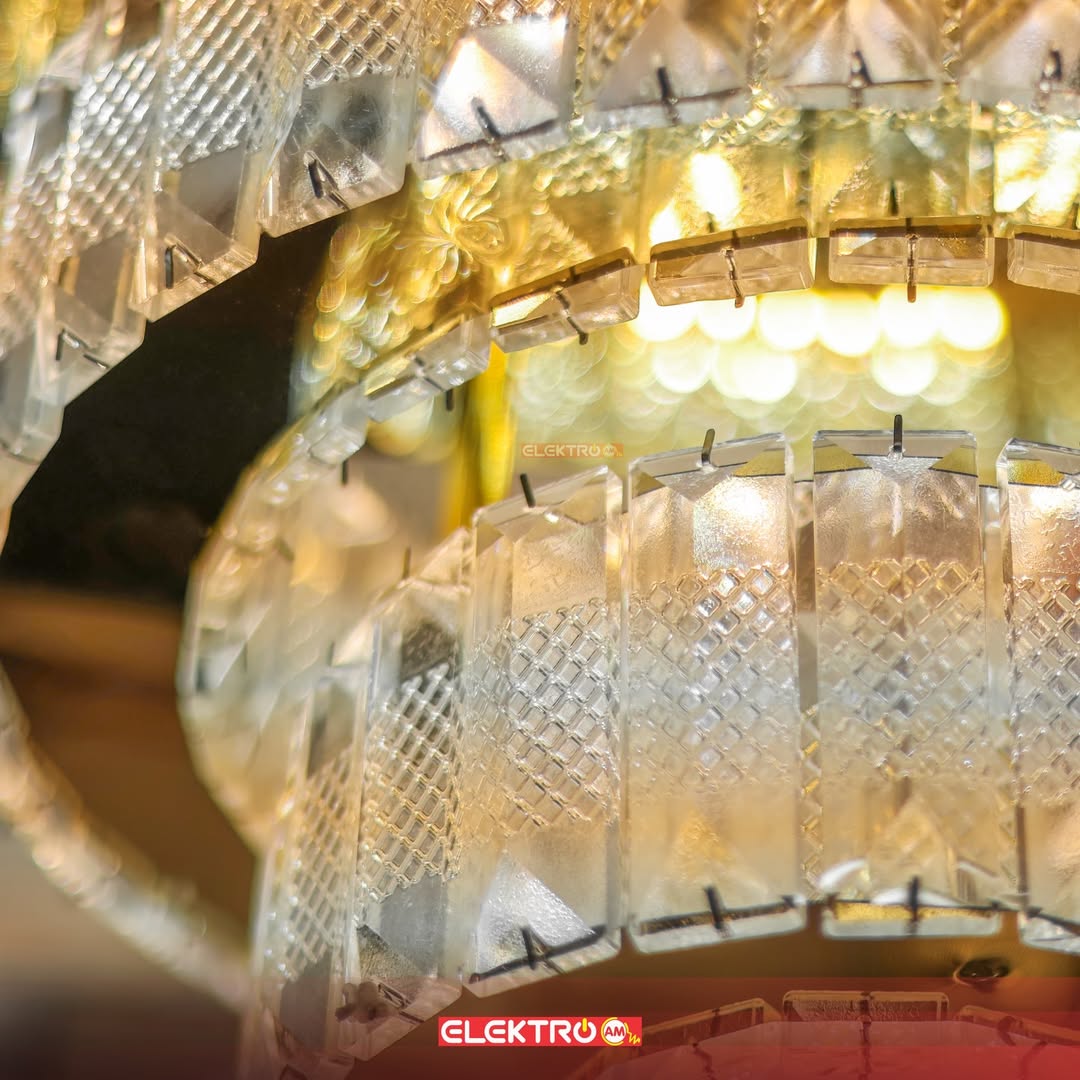 abazhure led tavani me kristal ams102